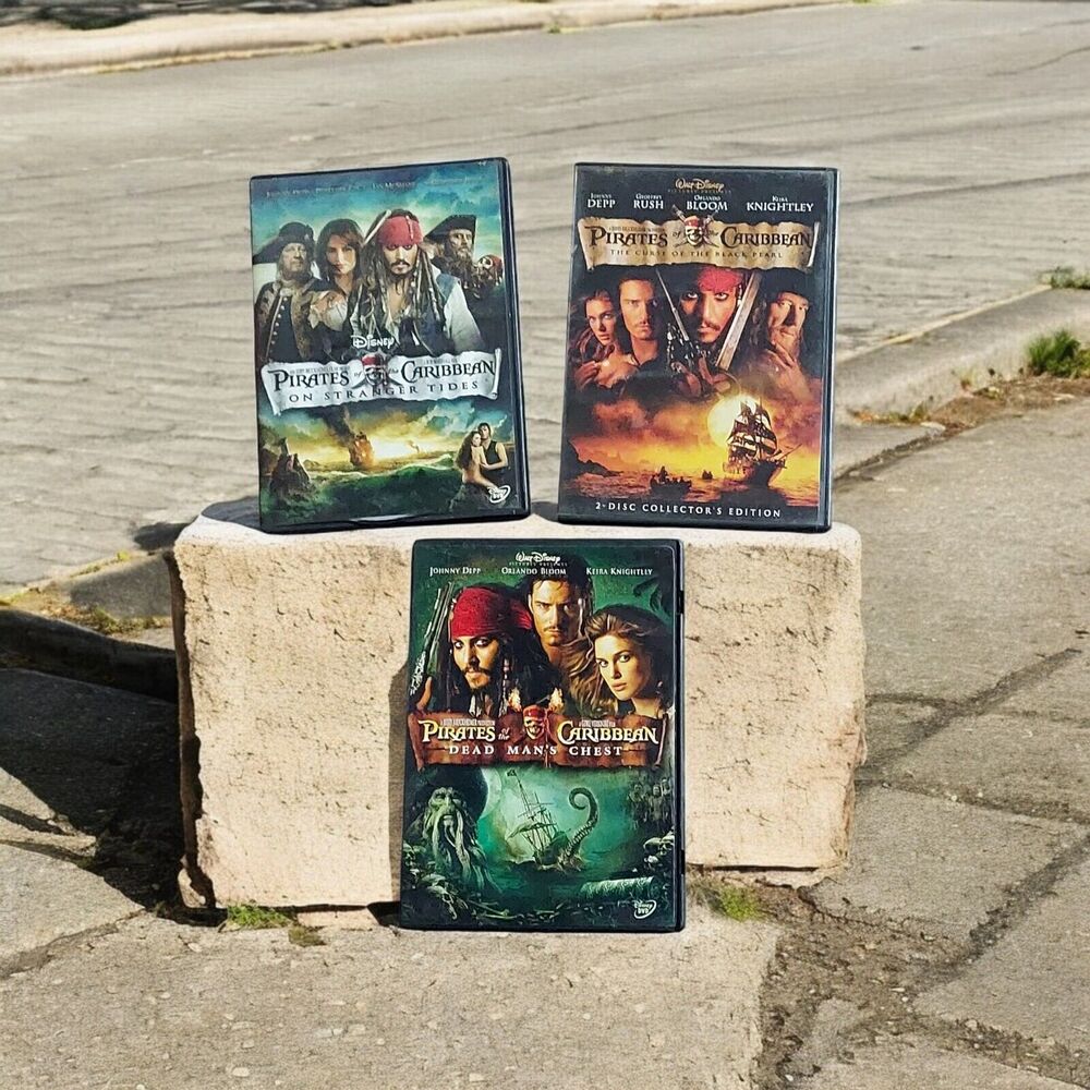 Pirate Of The Caribbean Dvds